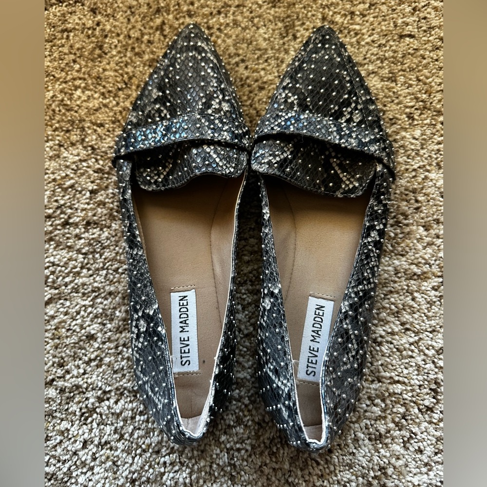 Steve Madden Studded Cheetah Print Flats - image 1